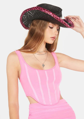 Pink Blair Corset Top