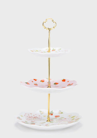 Berry Bliss Cake And Cookie Stand