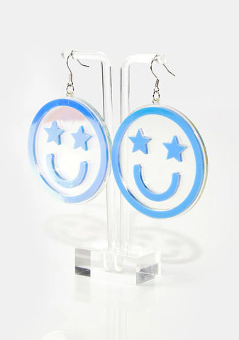 Big Moods Clear Earrings