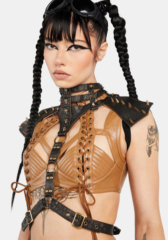 She Is Kerosene Punk Spiked Body Harness