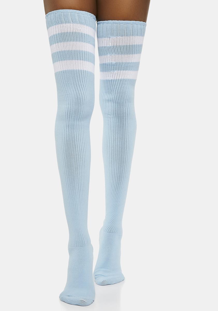 Sky Rack 'Em Up Athletic Thigh Highs