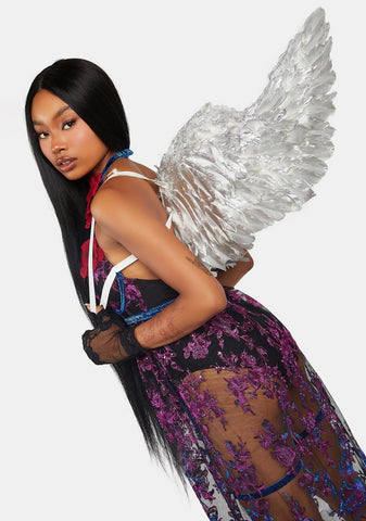Silver Angel Wings