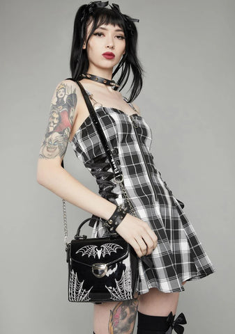 Onyx Bittersweet Spider Bites Crossbody Purse