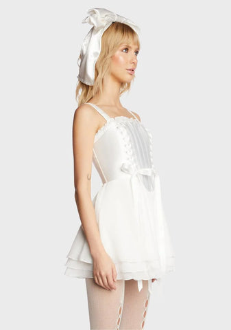 Earth Angel Satin Dress