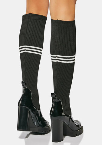 Stuck On You Chunky Boots