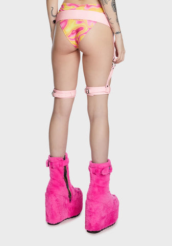 Strapped In Glow In The Dark Leg Harness