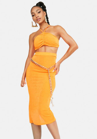 Love Locked Up Chain Belt