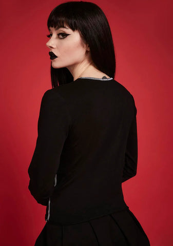 Stay Distant Long Sleeve Top