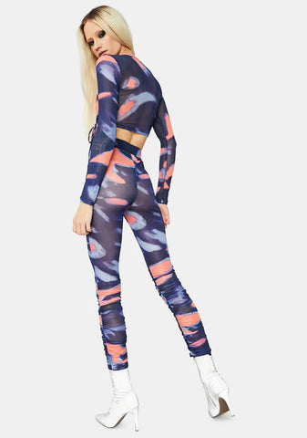 Sugar High Mesh Leggings Set