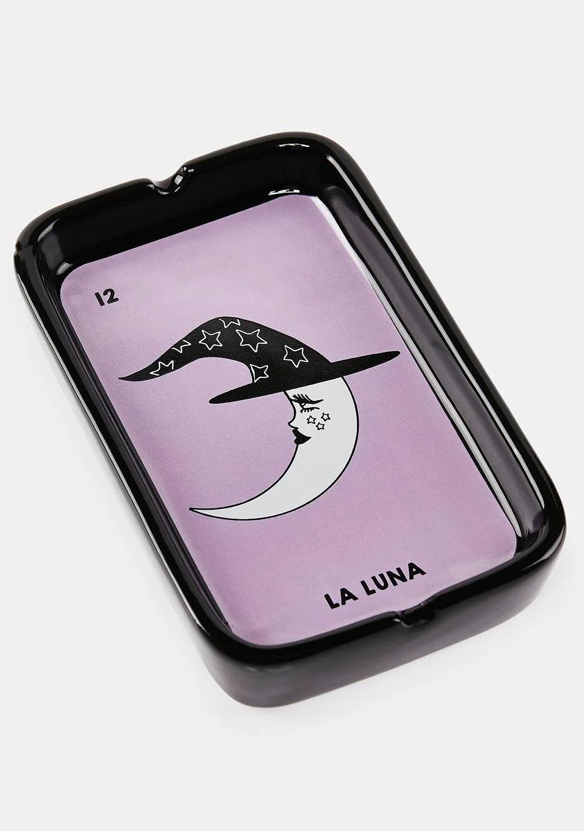 Spooky La Luna Ceramic Ash Tray