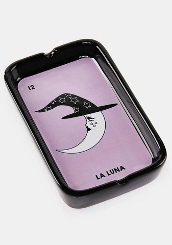 Spooky La Luna Ceramic Ash Tray