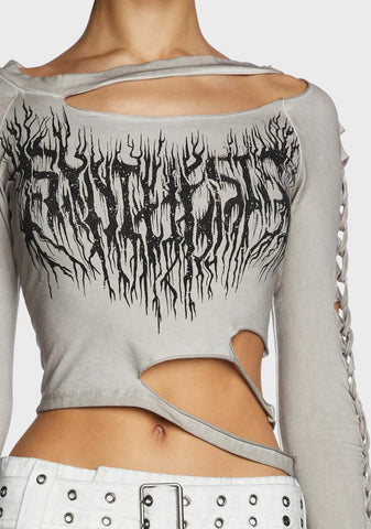 Echo Cut-Out Graphic Tee