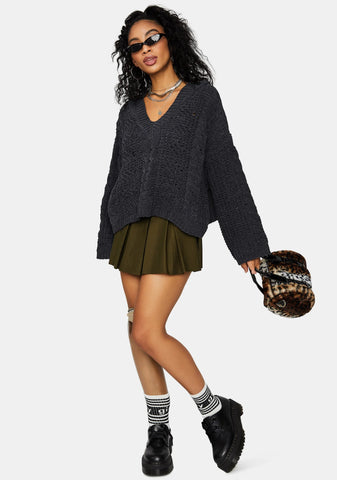 Casual Clout Boxy Hoodie Sweater