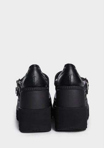Shaker-27 Platform Mary Janes