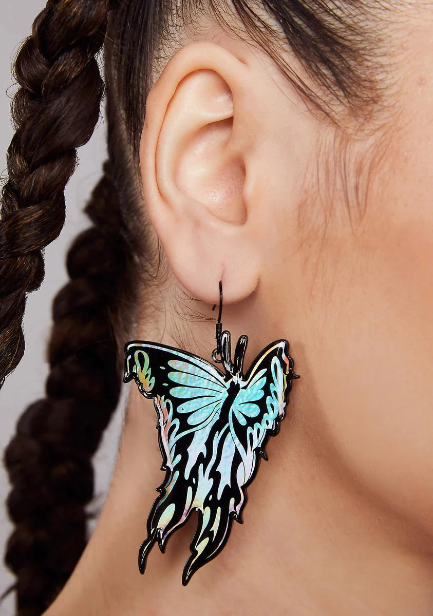 Shimmering Skies Butterfly Earrings