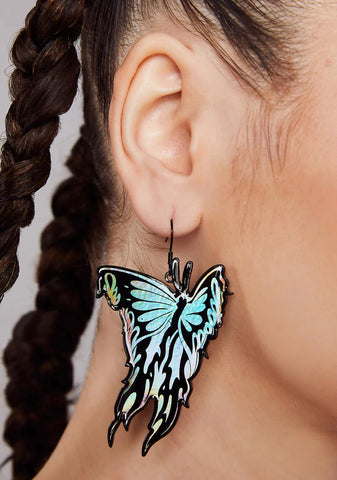 Shimmering Skies Butterfly Earrings