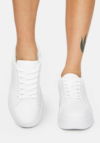 Angel No One Deserves You Platform Sneakers