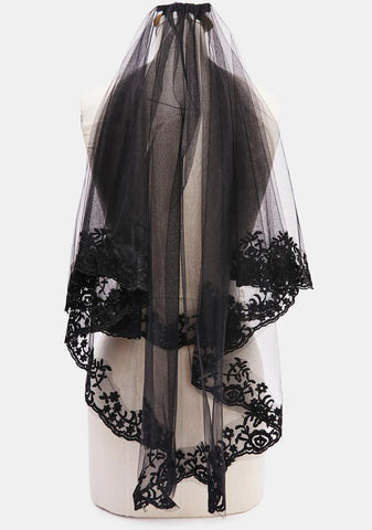 Don't Mourn For Me Lace Veil