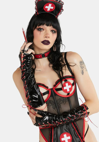 I'm Ur Medi-sin Lace-Up Gloves