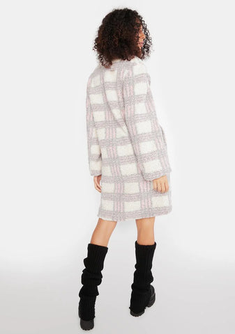 Sweet Pursue Perfection Plaid Coat
