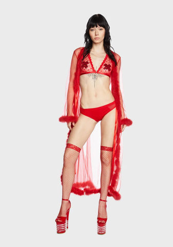 Heart Wide Open Net Panty