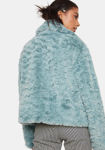 Serena Short Length Faux Fur Coat