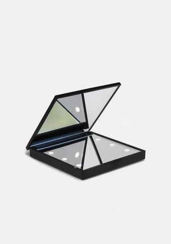 Square LED Compact Mirror