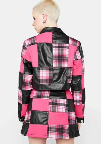 Scream And Shout Patchwork Jacket