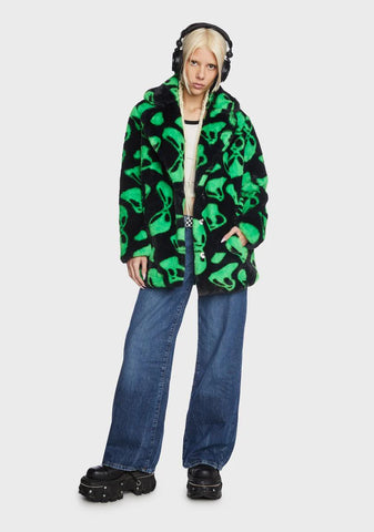 Alien Hendrix Faux Fur Coat