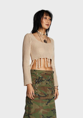 Peacemaker Crochet Top