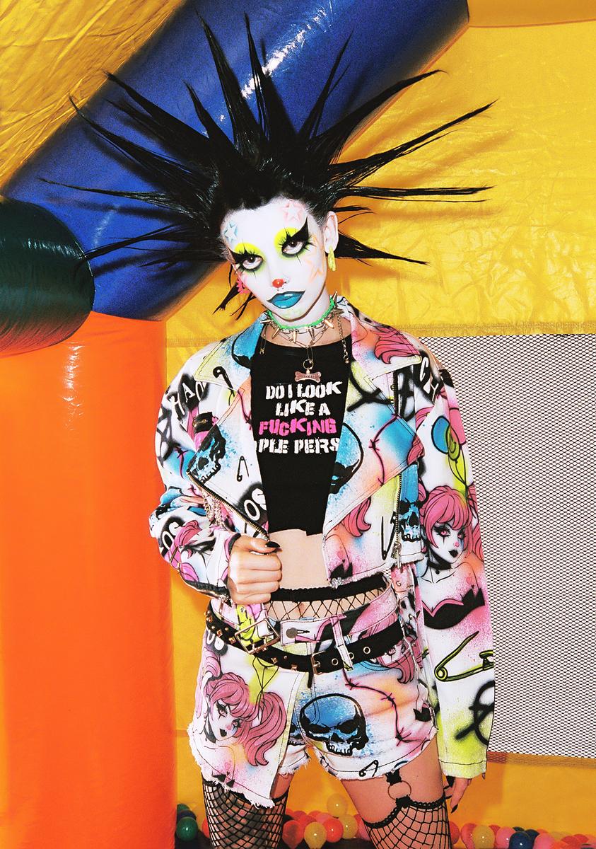 Let's Cause Chaos Moto Jacket