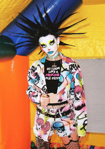 Let's Cause Chaos Moto Jacket