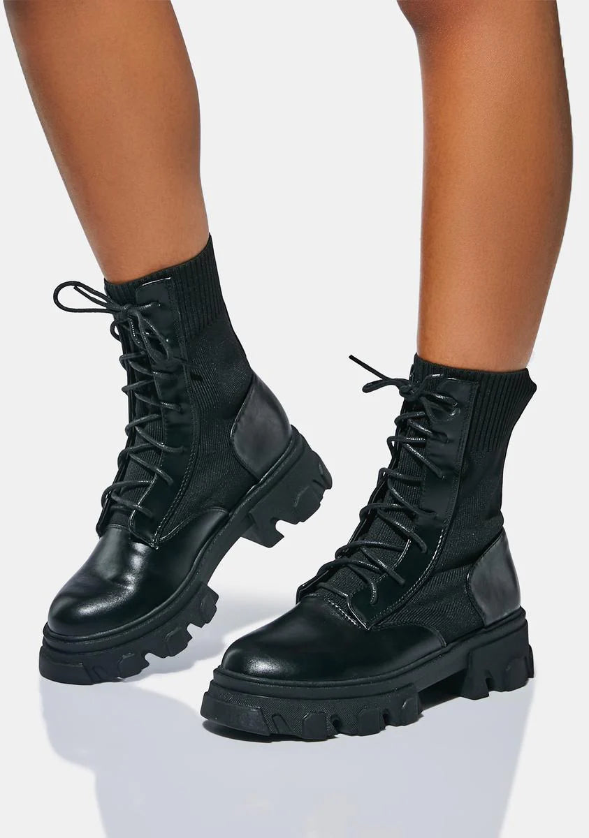 Recruit Me Combat Boots