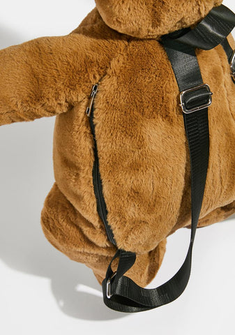 Chocolate Mister Snuggles Bear Backpack