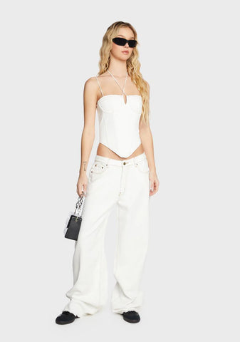 Pearl Del Gato Corset Top