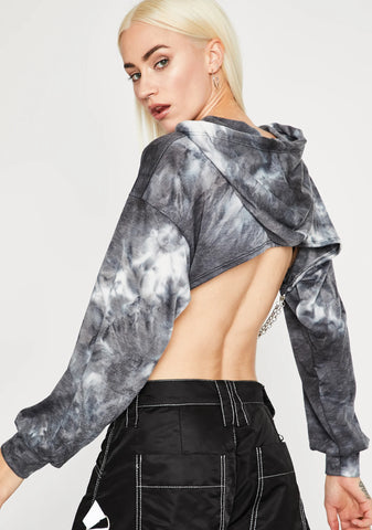 Yank Your Chain Cropped Hoodie