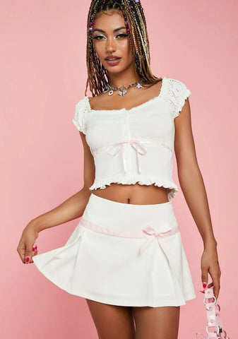 Teacher's Pet Pleated Skirt