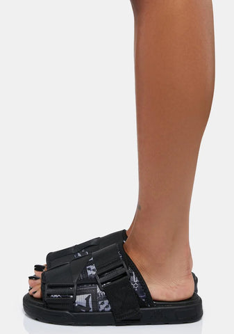 Black Authentic Nuuk 1 Slide Sandals