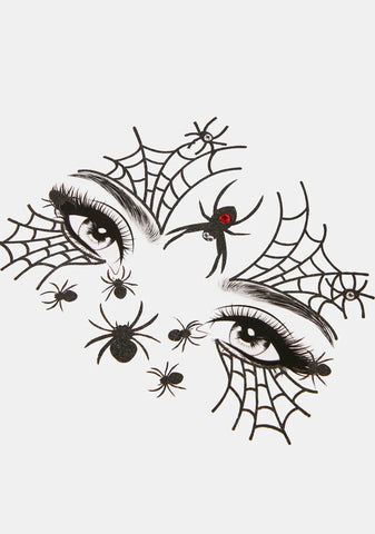 Never Wasted Widow Face Stickers