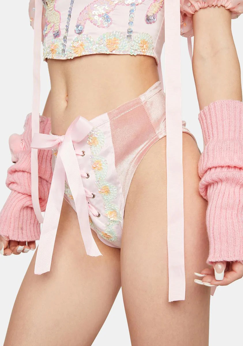 Pink Sideshow Princess Shorts