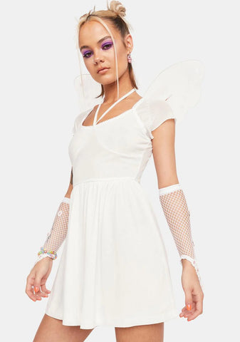 Icy Bad Idea Mini Dress