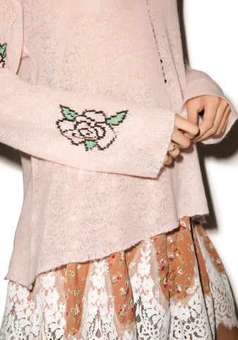 Painting The Roses Roadie Sweater - Black