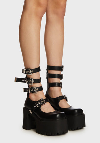 Make Me Platform Mary Janes