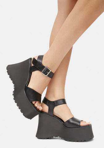 Record Breaking Platform Sandals