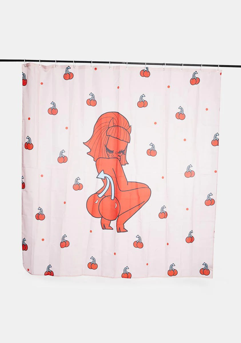 Lucy Cherry Bottom Shower Curtain