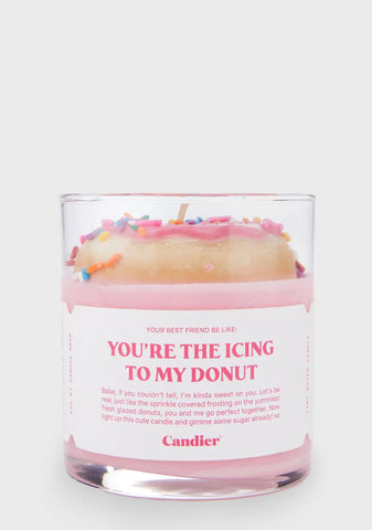 Icing To My Donut Candle