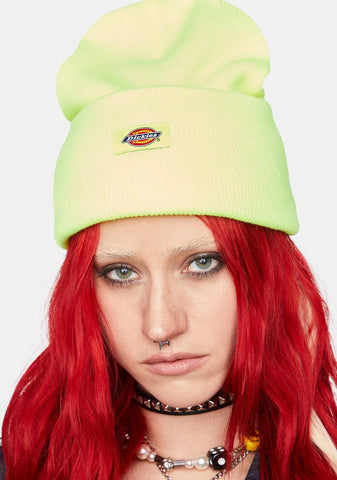 Cuffed Knit Beanie Hat