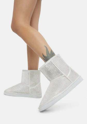 Silver Shining Steps Boots