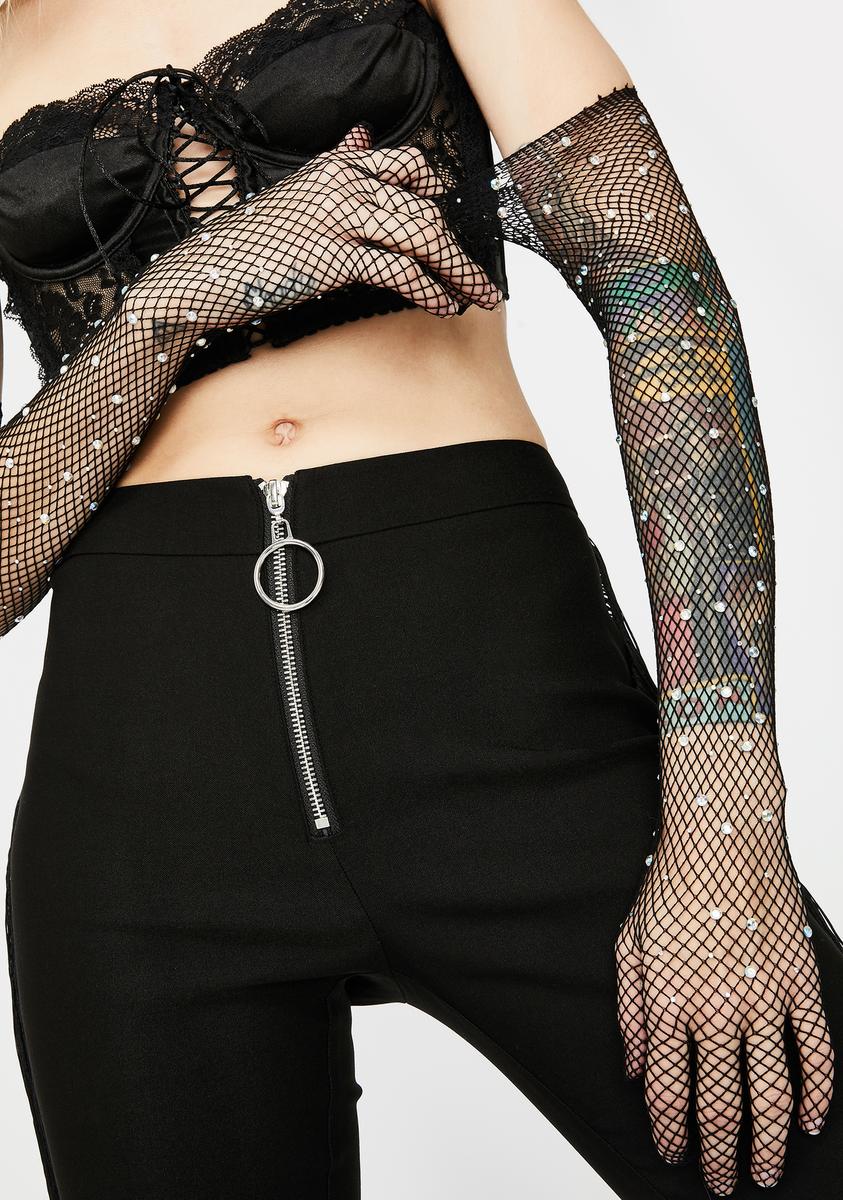 Lush Love Fishnet Gloves