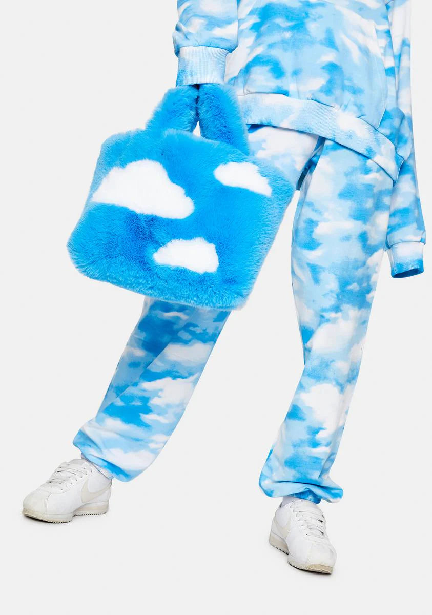 Cloud Faux Fur Purse